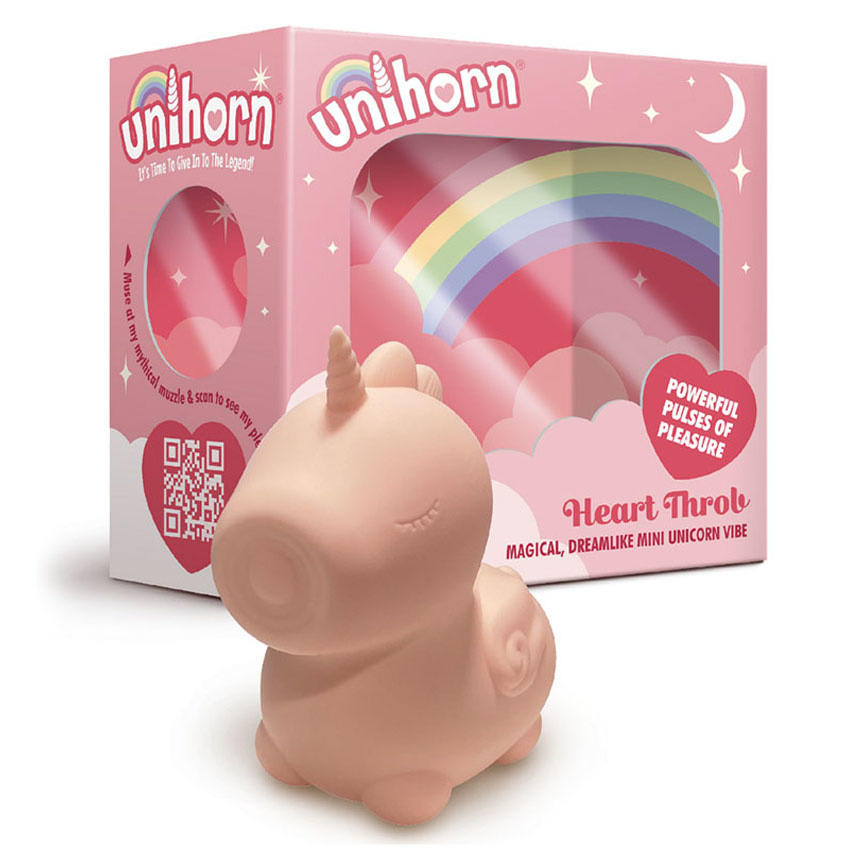 Unihorn Heart Throb Pulsing Vibrator Pink - The Tool Shed: An Erotic  Boutique