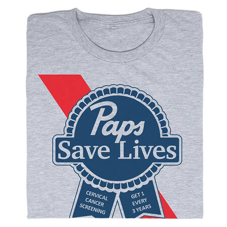 Paps Save Lives T-Shirt, Classic Cut