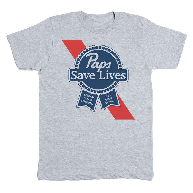 SALE! Paps Save Lives T-Shirt, Classic Cut, Size XS