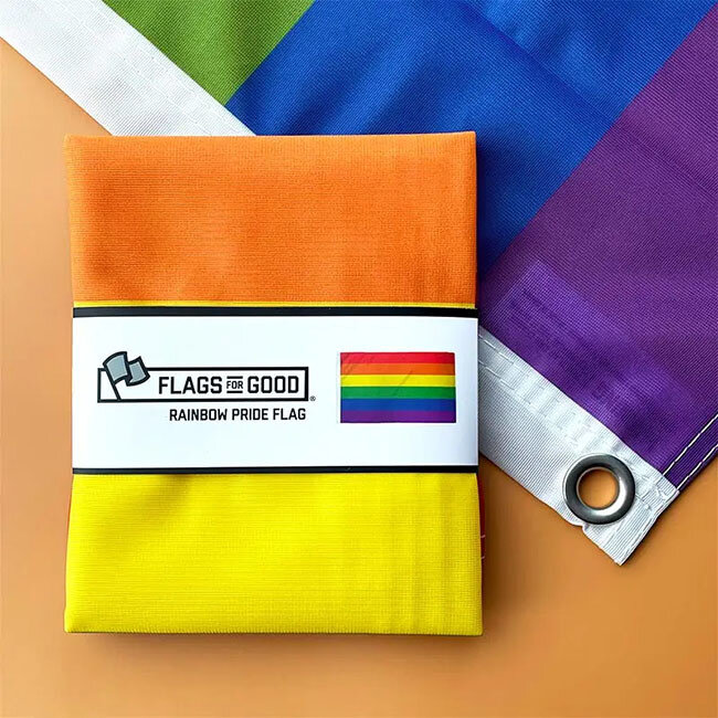 Rainbow LGBTQ Pride Flag 3 feet x 2 feet