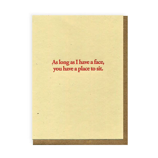Place to Sit Greeting Card