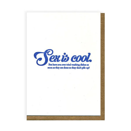 Sex is Cool Greeting Card