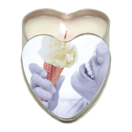 Earthly Body Edible Massage Candle, Vanilla