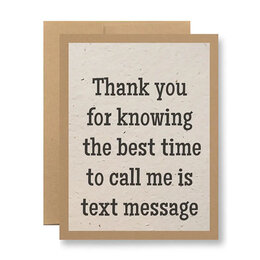 Text Message Greeting Card