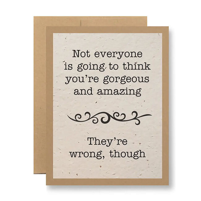 They're Wrong Greeting Card