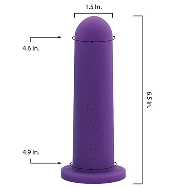 Intimate Rose Silicone Dilator, Size 8