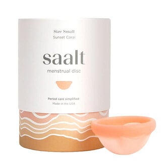 Saalt Menstrual Disc, Small (coral)