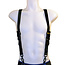 Leather Suspenders, Black