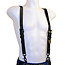 Leather Suspenders, Black