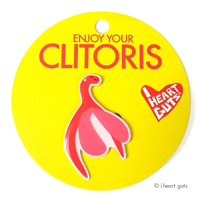 Enjoy Your Clitoris Lapel Pin