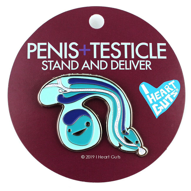 Penis Sparkly Enamel Lapel Pin