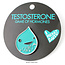 Testosterone Art Enamel Lapel Pin