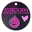 Estrogen Art Enamel Lapel Pin
