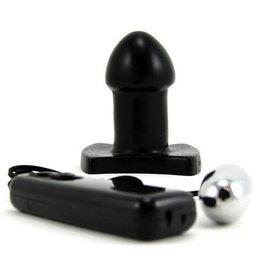 Tristan 2 Butt Plug with Vibe, Black