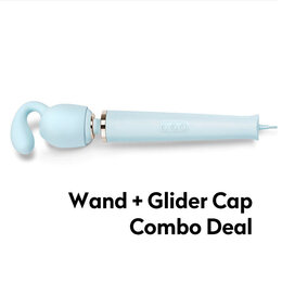 SPECIAL: Le Wand Corded Massager + Glider Silicone Attachment Combo