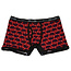 Bear Skn Boxer Brief, Geometric Bear Red