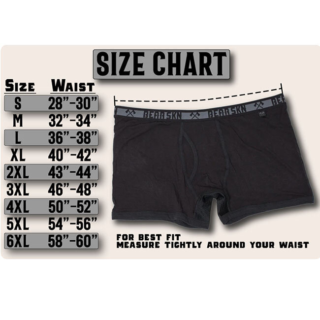 Bear Skn Bamboo Boxer Brief, Blueberry Lights