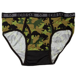 Bear Skn Brief, Woodland Bear Hunter Camo