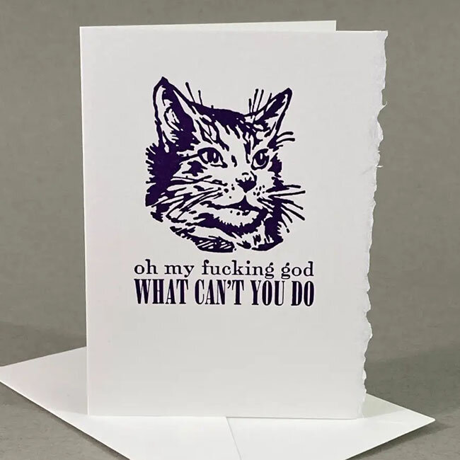 OMFG, What Can’t You Do? Greeting Card