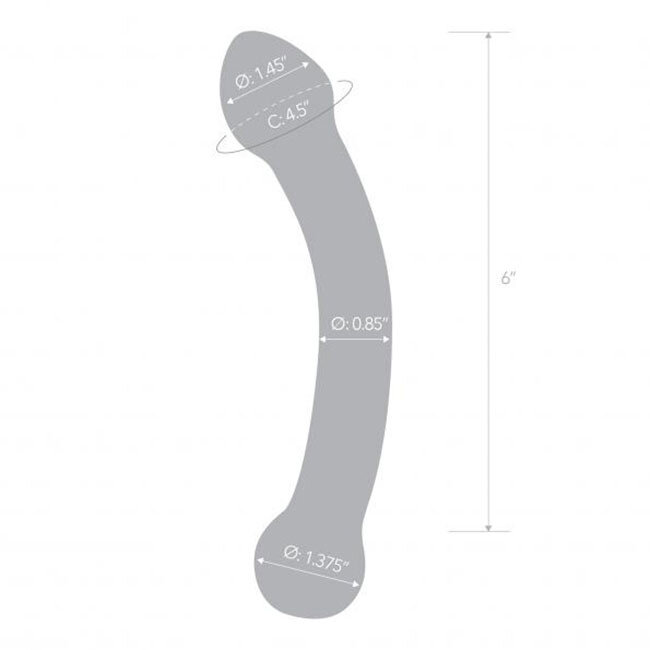 Glas 138 Curved G-spot Stimulator