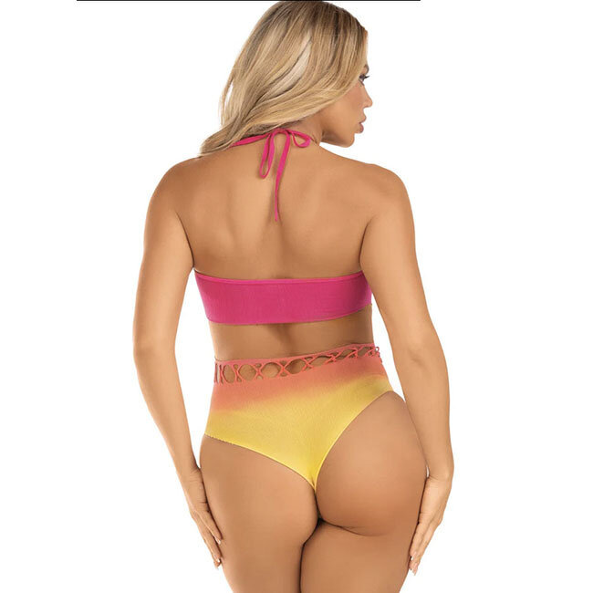 Malibu Dreams Seamless Ombre Bodysuit 89328, Sunset