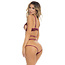 Walk Away Strappy Teddy 50025, Burgundy