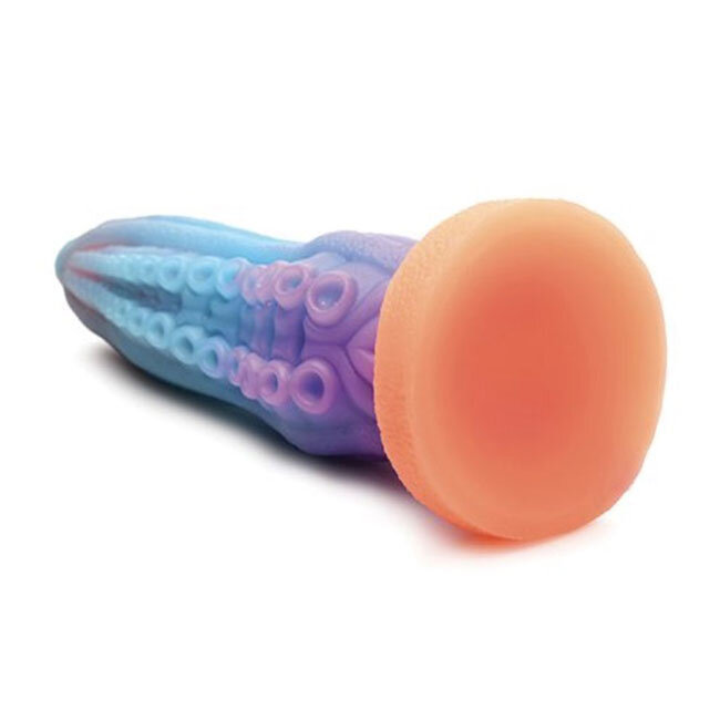 Tenta-Cock Glow-in-the-Dark Silicone Dildo