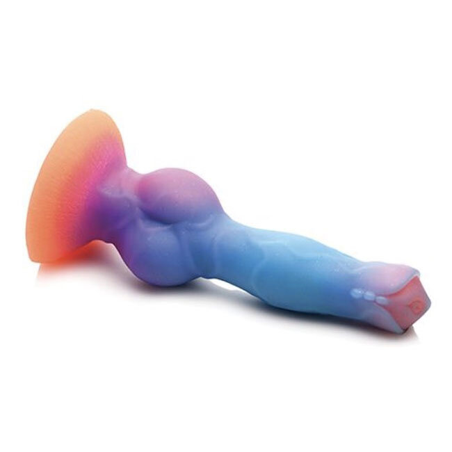 Space Cock Glow-in-the-Dark Silicone Alien Dildo