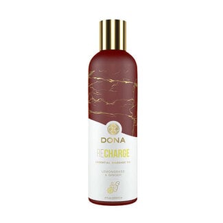 Dona Essential Massage Oil, Recharge (Lemongrass and Ginger)