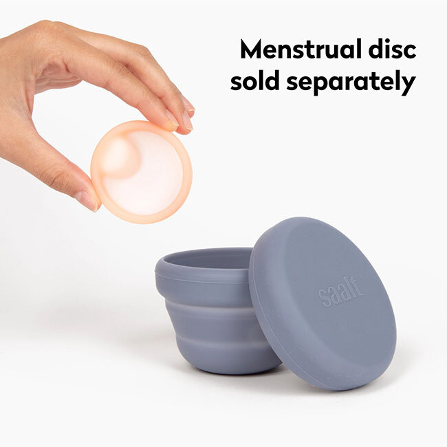 Saalt Compact Sanitizer, Slate Blue