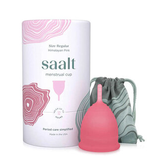 Saalt Menstrual Cup, Size Regular Himalayan Pink