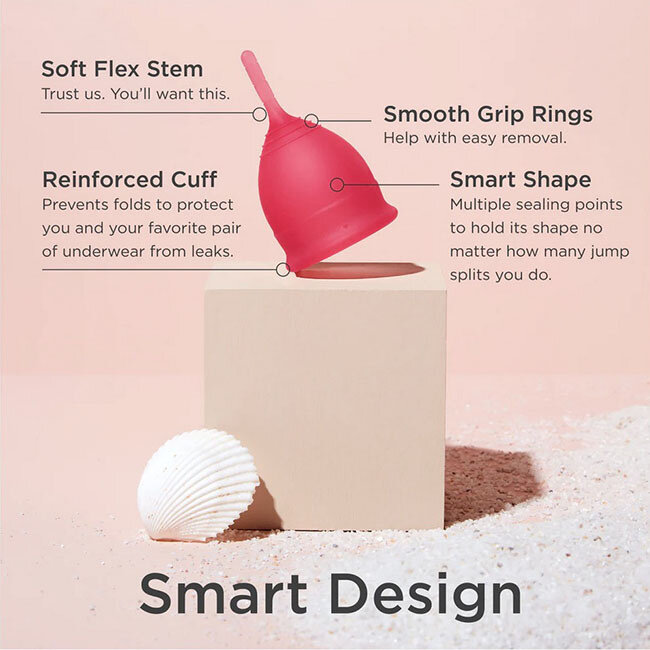 Saalt Menstrual Cup, Size Regular Himalayan Pink