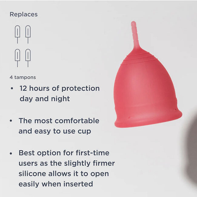 Saalt Menstrual Cup, Size Regular Himalayan Pink