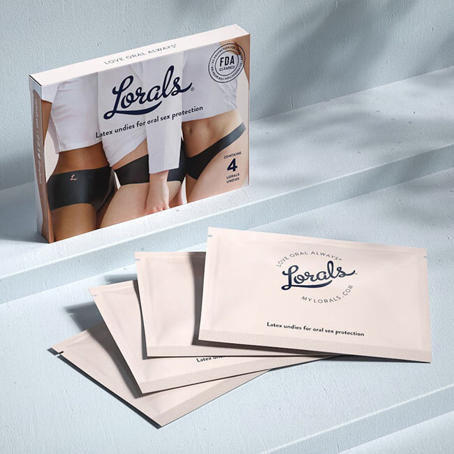 Lorals for Protection, Bikinis in Black, 4-pack