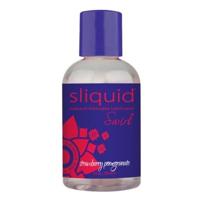 Sliquid Swirl Flavored, Strawberry Pomegranate 4.2 oz.