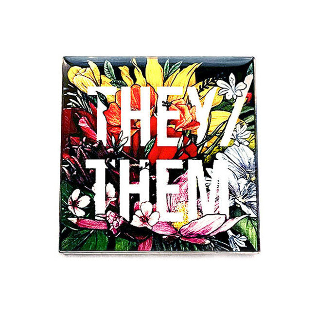 Transpainter Pronoun Pin: They/Them