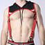 Pup Tron Harness CBS330, Red