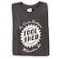 Tool Shed T-Shirt Fitted Hourglass Cut, Asphalt