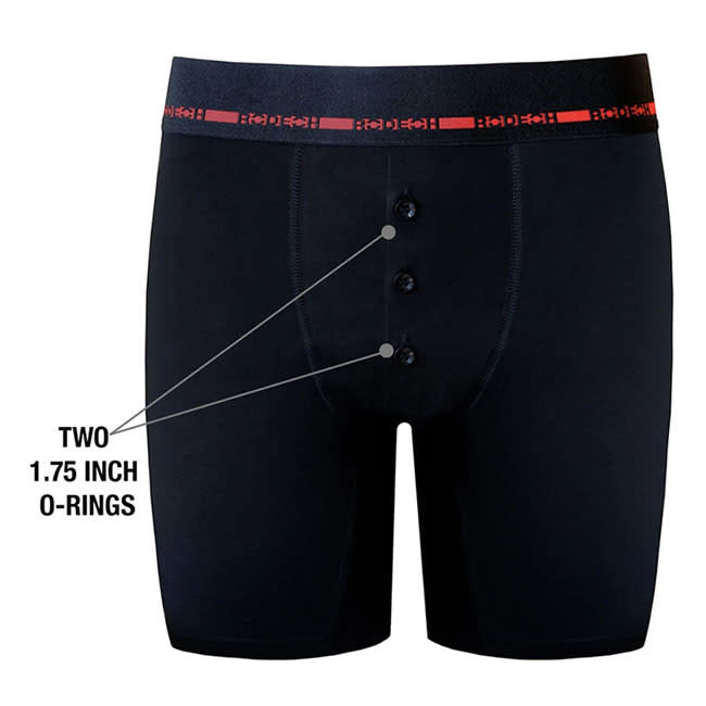 SALE! RodeoH Extended Leg Button Fly Boxer Harness, Black SIZE 4XL