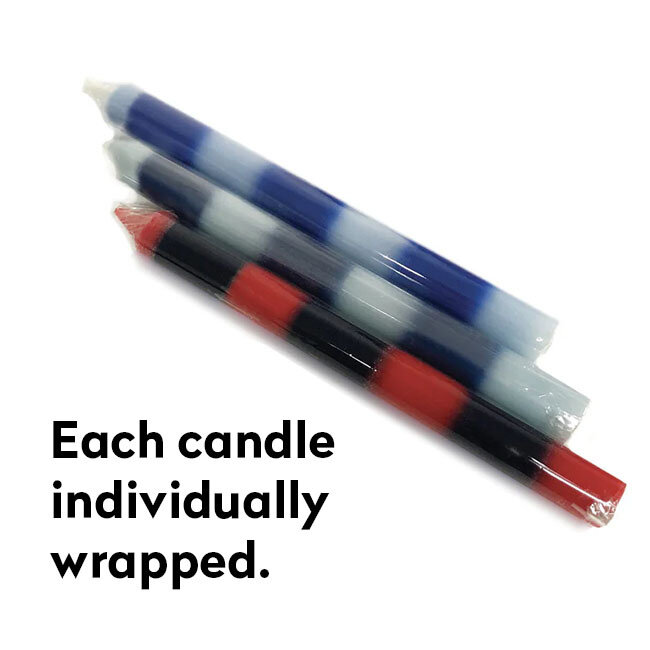 Make Me Melt Sensual Warm Drip Candles Stripes Passionettes, 3-pack