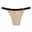 Divine Satin Thong, Cream Pearl