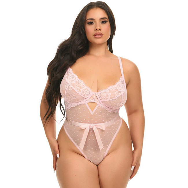Josie Soft-Cup Teddy 52-12025, Pink Tulle