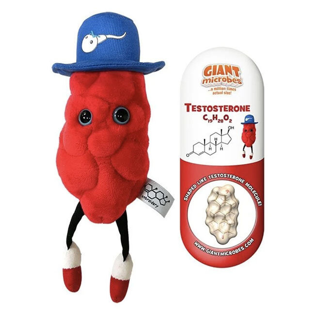 Giant Microbes, Testosterone Molecule, Small
