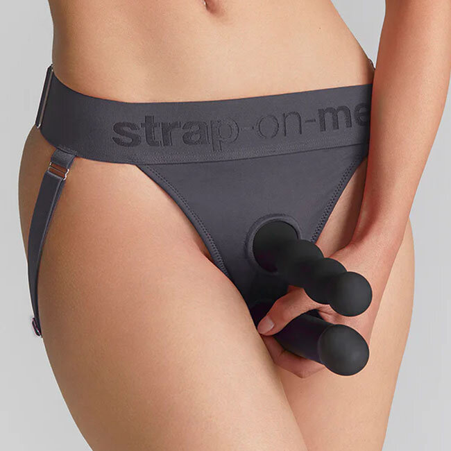 Strap-On-Me Unique Harness, Gray
