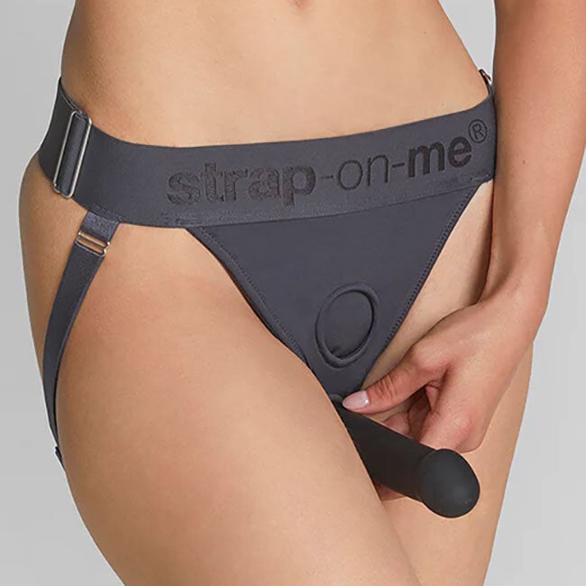 Strap-On-Me Unique Harness, Gray
