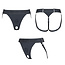 Strap-On-Me Unique Harness, Gray