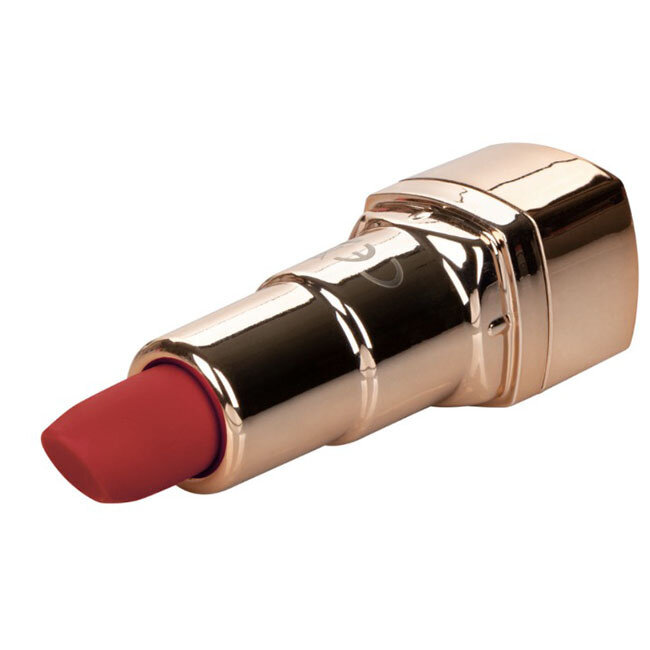 Hide and Play Rechargeable Lipstick Vibrator, Red