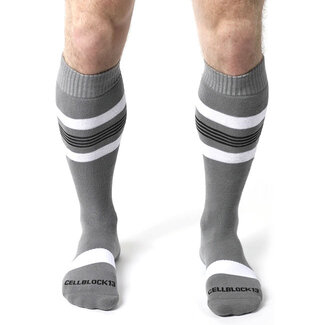 Tight End Knee High Socks, Gray