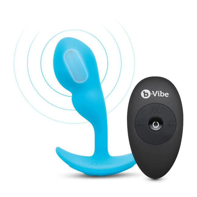 B-Vibe Vibrating P-Spot Snug Plug, Small