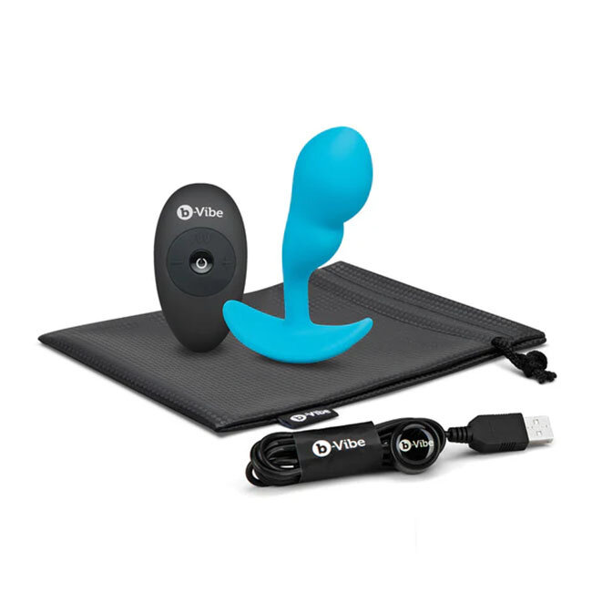 B-Vibe Vibrating P-Spot Snug Plug, Small